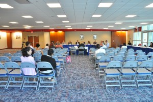 The First meeting of the FAU Presidential Search Committee. Photo by Michelle Friswell.