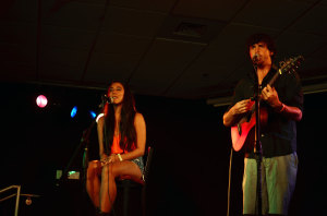 Alex Kinsey and Sierra Deaton, who were featured on The X-Factor, performed while the episode they were featured in aired on TV. Photo by Max Jackson.