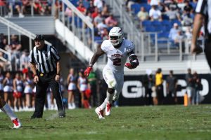 Former FAU linebacker Azzez Al-Shaair, now with the San Francisco 49ers, could be the first player from the university to win a Super Bowl. Photo courtesy of FAU Media Relations