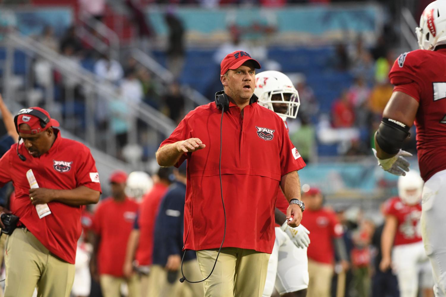 FAU Football Offensive line coach Jeff Norrid to leave for Louisiana