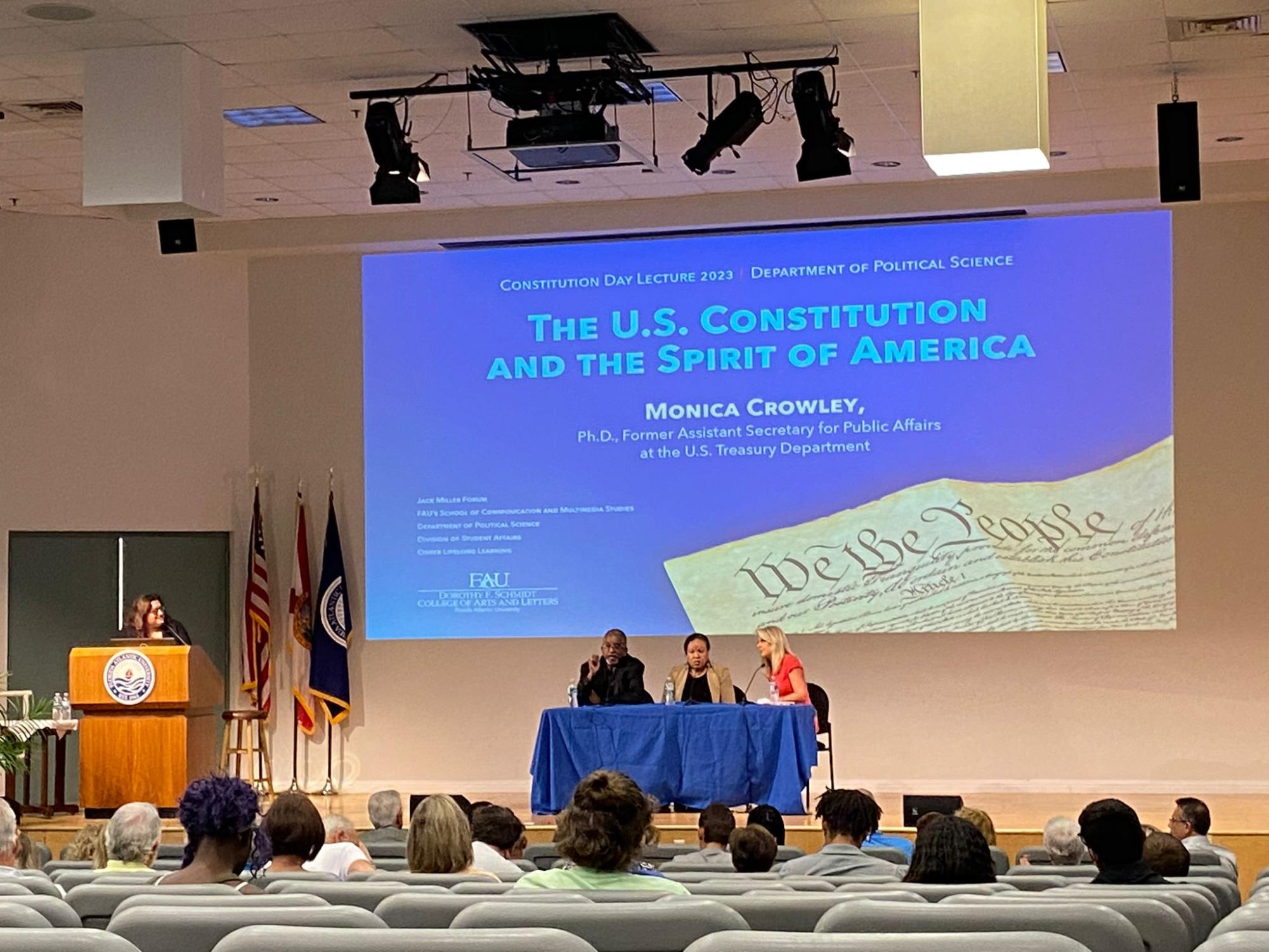 Monica Crowley’s Constitution Day Lecture Takes Unexpected Political 