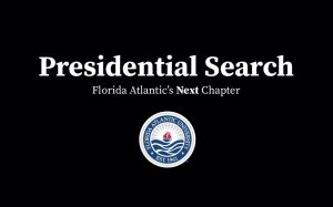 Courtesy of the Florida Atlantic University Presidential Search Committee's website.