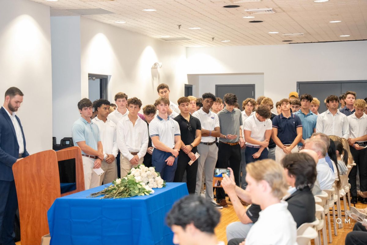 The Sigma Chi chapter at FAU held a White Rose Ceremony on Nov. 11 in remembrance of fraternity brother James McCoy.