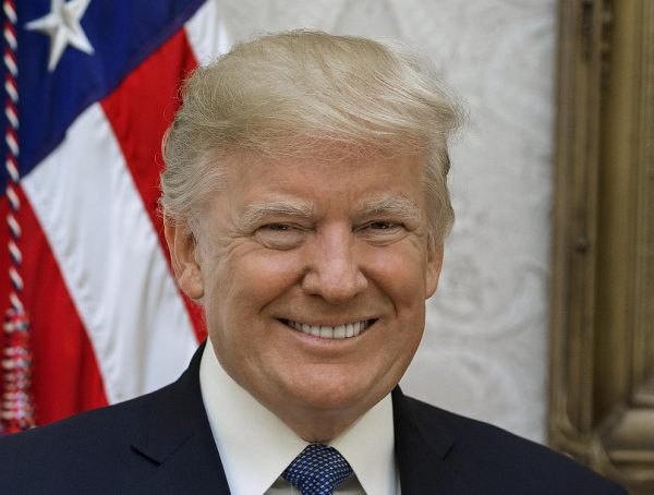 Official portrait of President Donald J. Trump, courtesy of the Library of Congress' website. 