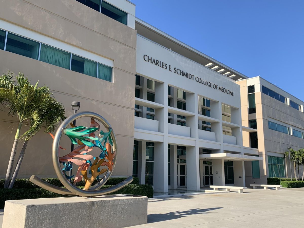 A photo of the Charles E. Schmidt College of Medicine building. 