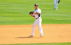 FAU shortstop Mitch Morales boasts a team-leading 35 hits thus far in the 2013 season. Photo by Michelle Friswell