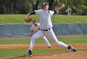 Starting pitcher Austin Gomber managed to strike out six Cincinnati players in the noon game. Photo by Michelle Friswell.