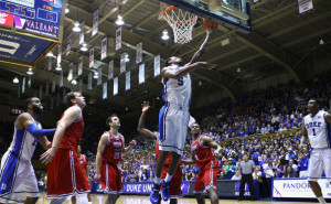 Rodney Hood scores a basket against the Owls. Hood scored 19 points in the Blue Devils' win. Photo courtesy of the Duke Chronicle. 