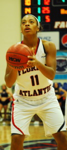 Ashley Stevenson attempts a free throw. Photo by Ralph Landau