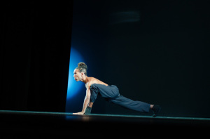 Clarence Brooks performing his dance interpretation of Marks. Photo by Max Jackson.