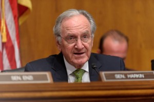Tom Harkin (D-IA), Chair of the U.S. Senate committee on Health, Education, Labor and Pensions, speaking at a committee hearing on improving college affordability. Photo courtesy of Help.Senate.Gov.