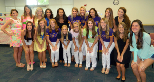 Representatives of the PHNC at the FAU - Davie Campus Sorority Informational. Sororities shown include Phi Mu, Alpha Xi Delta, Alpha Phi Epsilon, Sigma Gamma Rho.  Photo by Tami Lacoste.